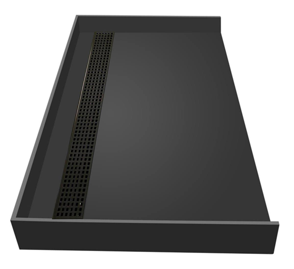 Bronze Shower Base with Grate F802