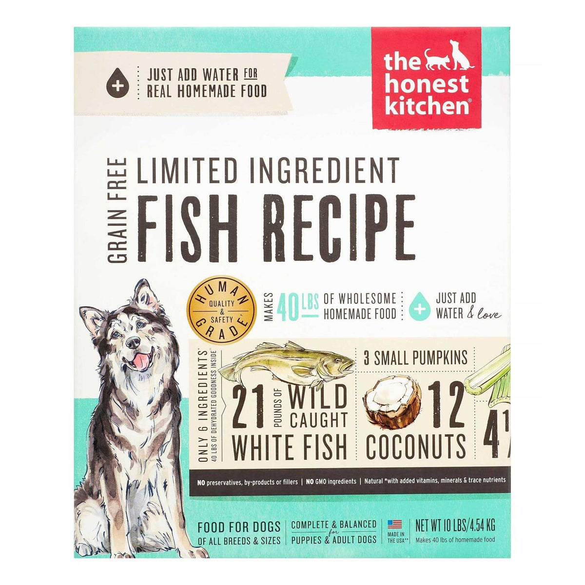 Dehydrated Limited Ingredient Fish Dog Food B44171