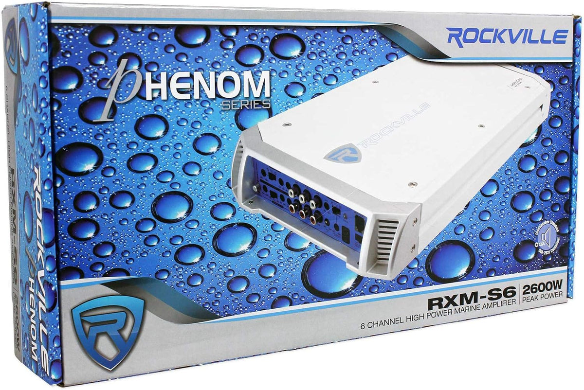 6 Channel Marine Amplifier 2600 Watt Peak A7630