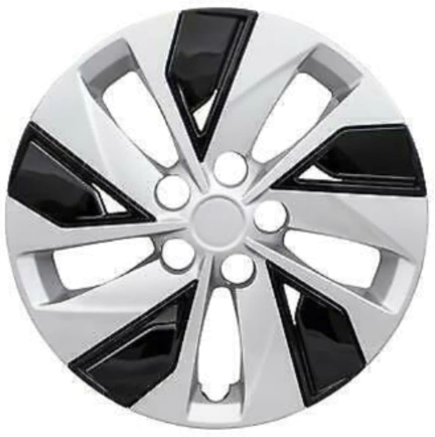 16" Silver Black Hubcap Wheelcover Pack of 2 R720797