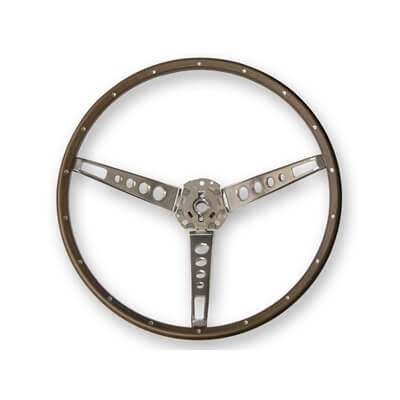 Deluxe Steering Wheel (Wood) I393