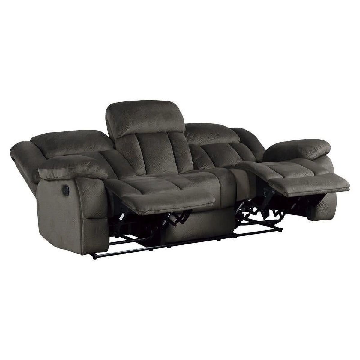 90" Microfiber Double Reclining Sofa Z204805