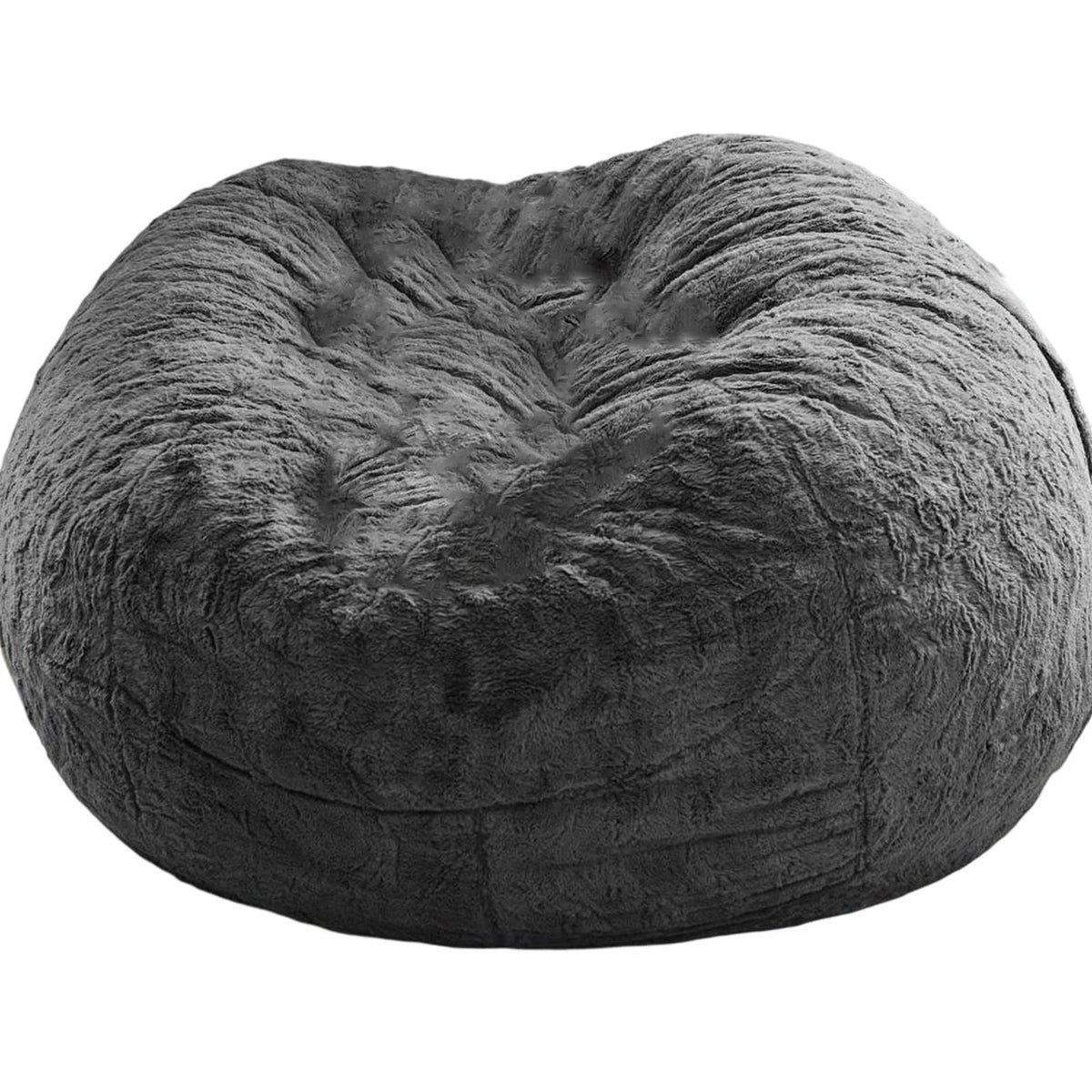 Dark Grey Artificial Leather Sofa U9472