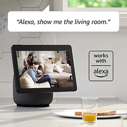 Compact Indoor Plug-In Smart Security Camera, 1080p HD, Night Vision, White F268920
