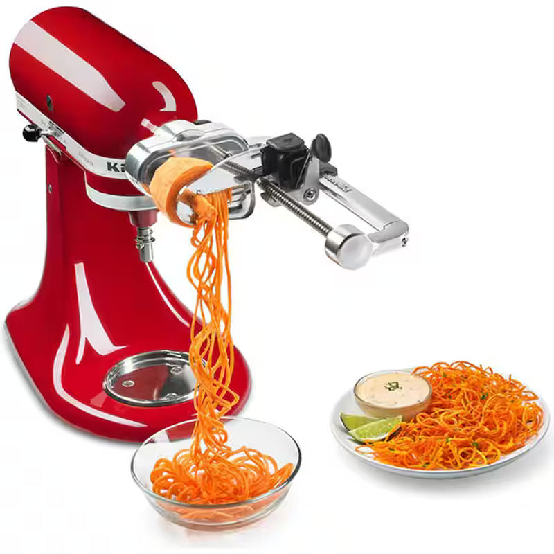 7-Blade Spiralizer with Peel Core And Slice Attachment V84925