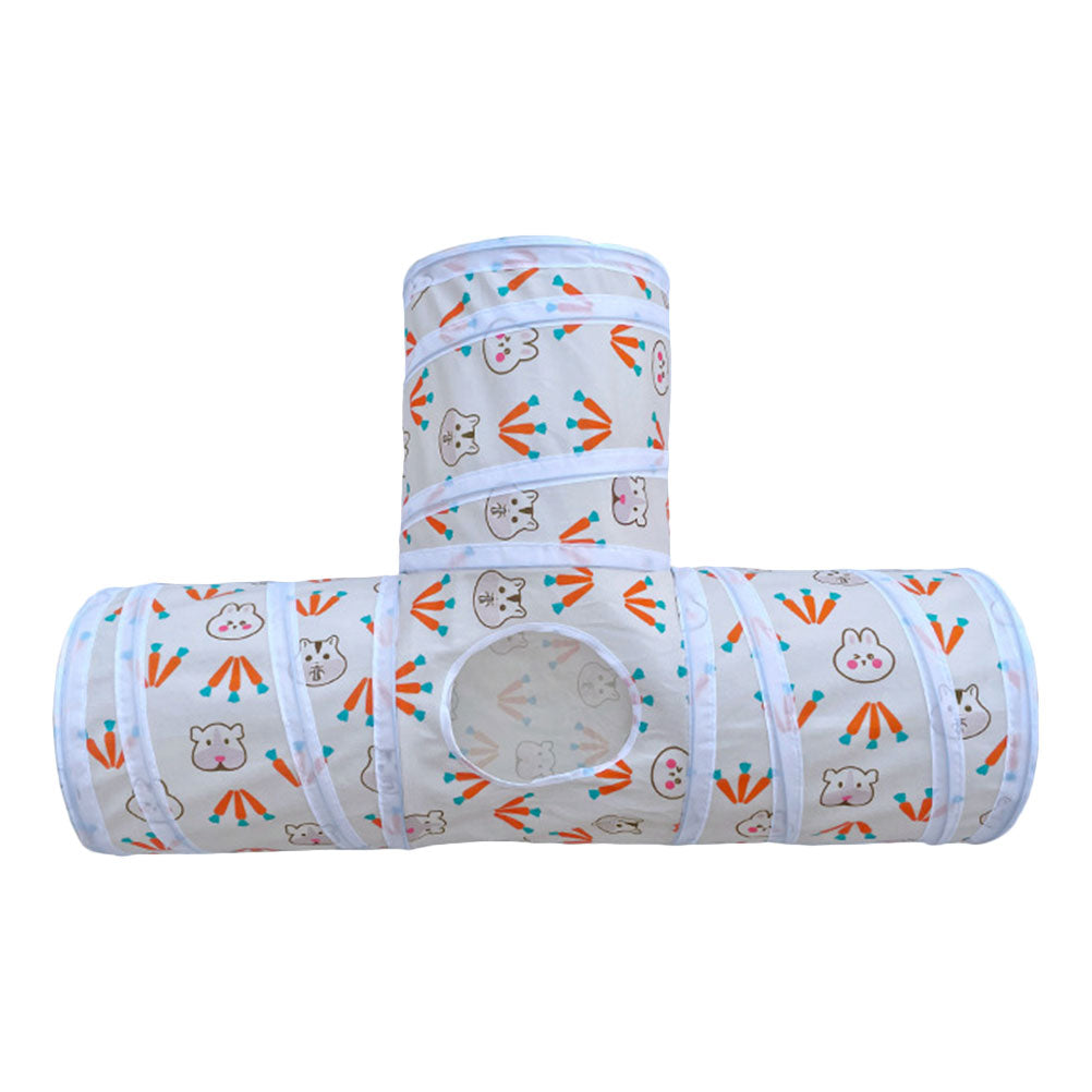 Cat Tunnel Tube Pet Hideaway Play Tent for Cats O574164
