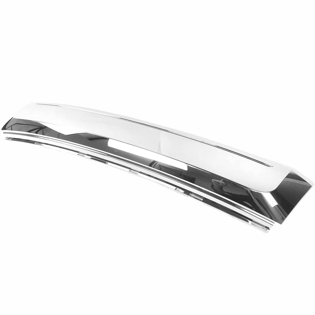 ABS Plastic Front Bumper Lower Chrome Grille Moulding Assembly 1PC D262