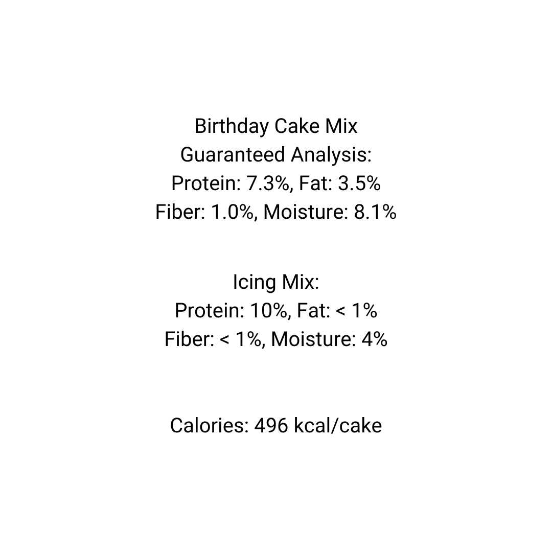 Dog Birthday Cake Kit X6107