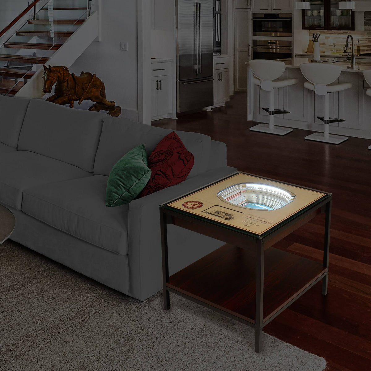 25 Layer Lighted End Table O89572