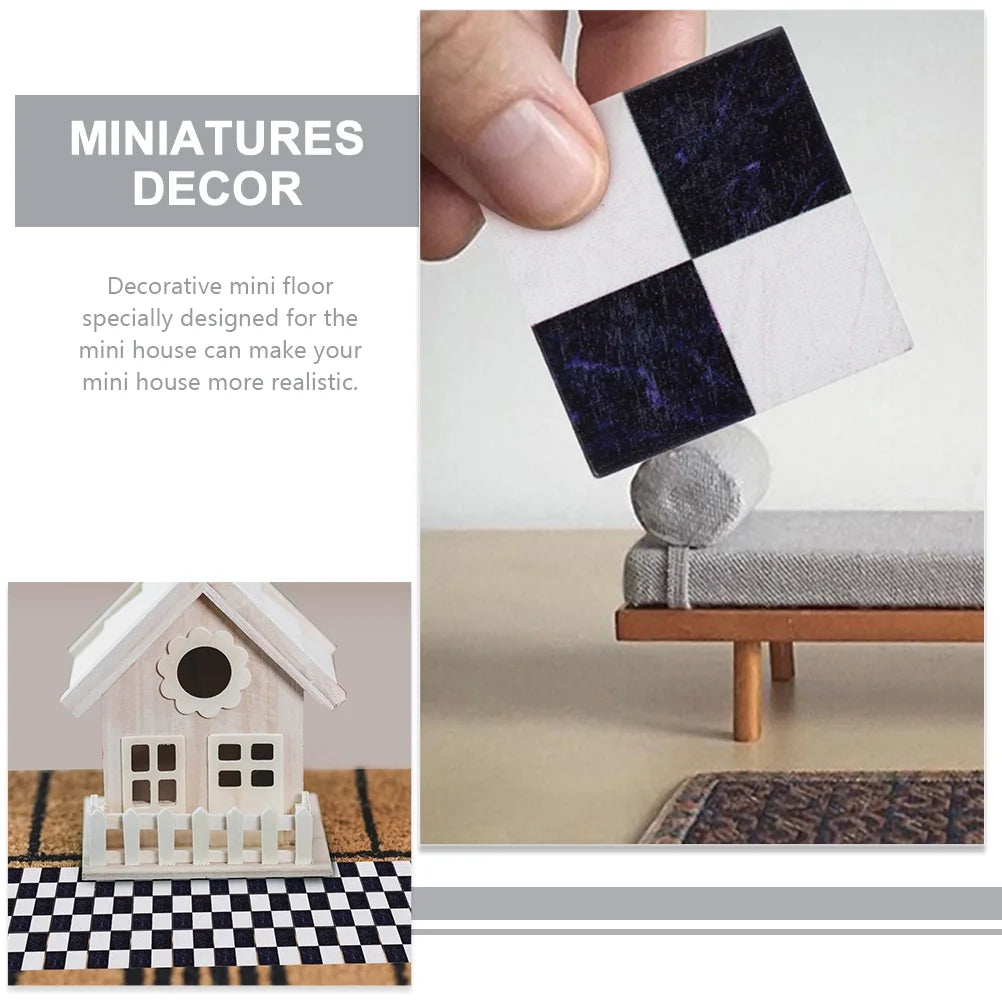 36 Pcs Miniature Furniture and Accessories Doll House Floorboard Y10050