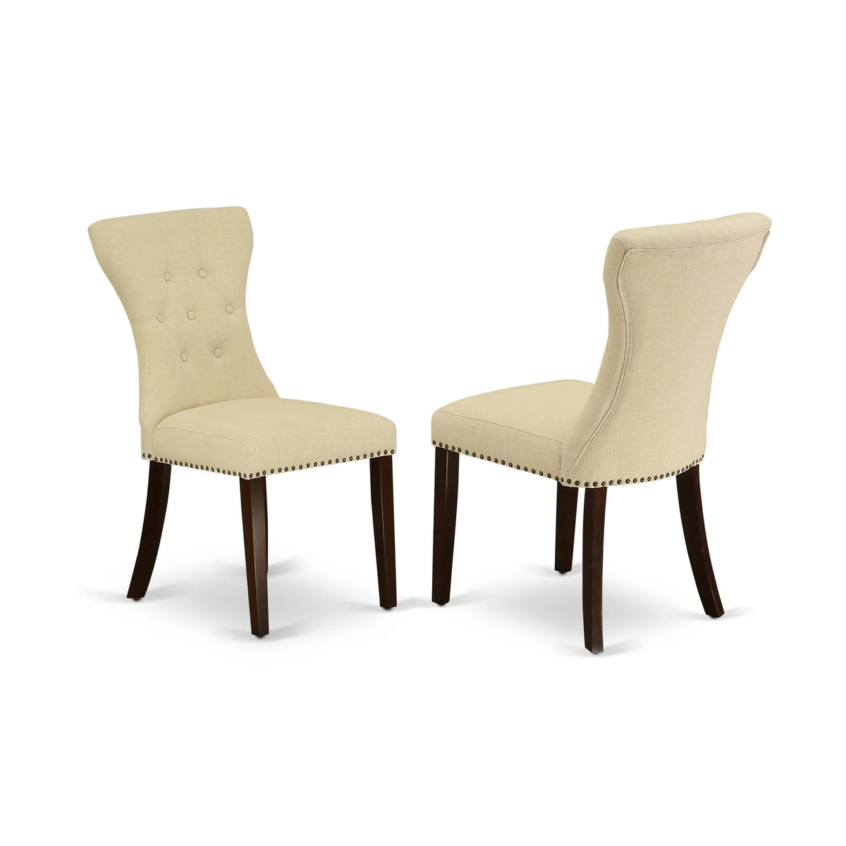 5-Piece Small Solid Wood Dining Table Set with 4 Chairs O55782