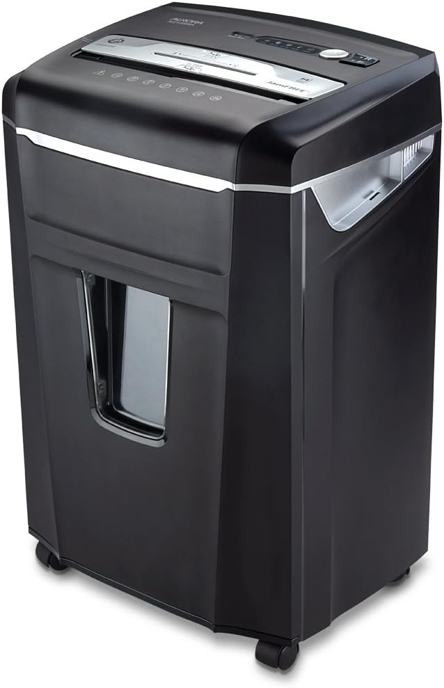 10-Sheet Micro-Cut Paper Shredder with Pull-Out Wastebasket Z466