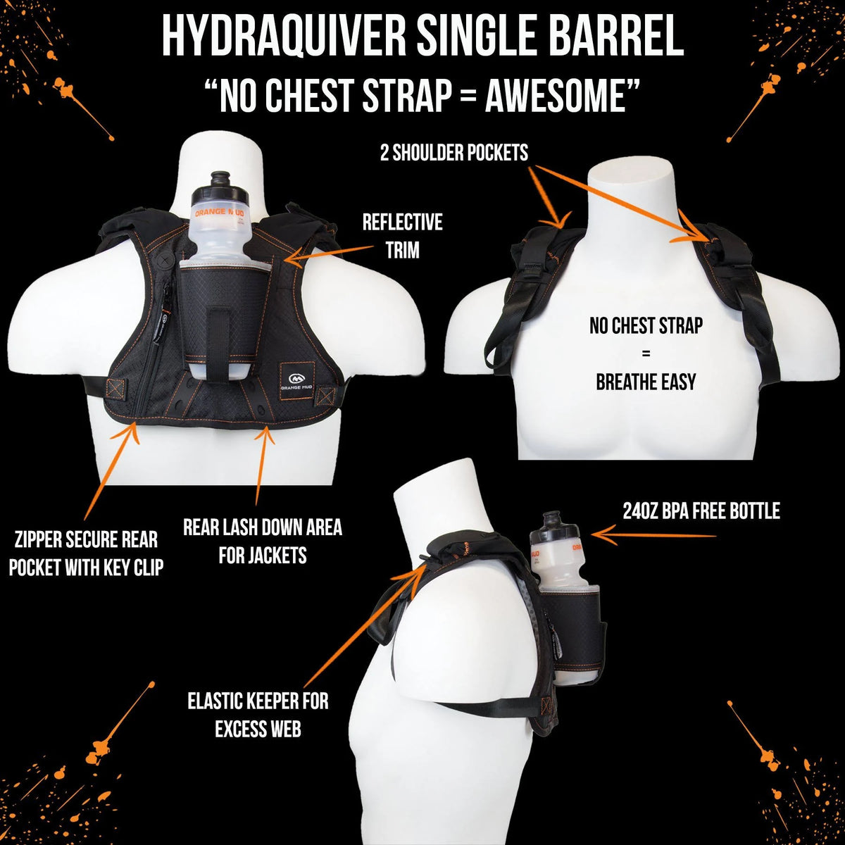 Black HydraQuiver Single Barrel V61416