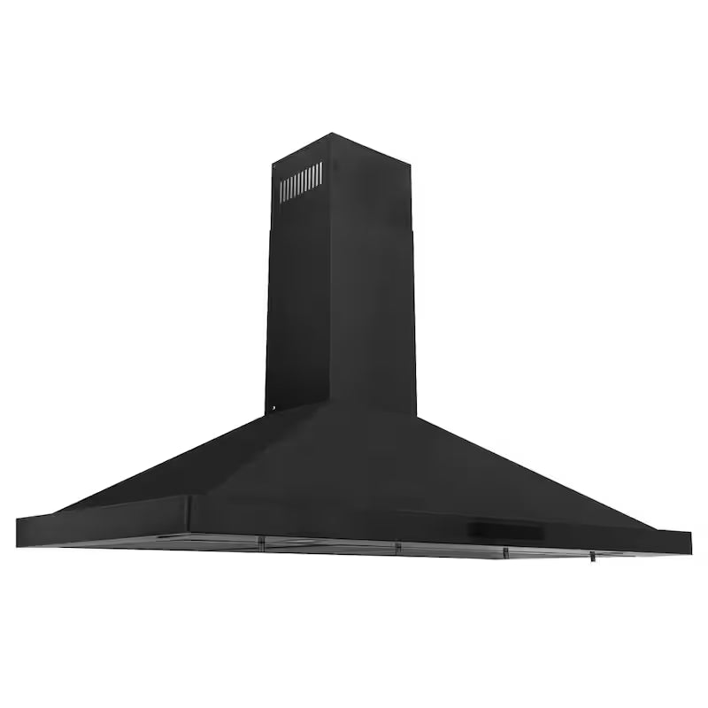 Black Stainless Steel 42 in. 400 CFM Convertible Wall Mount Range Hood I9285