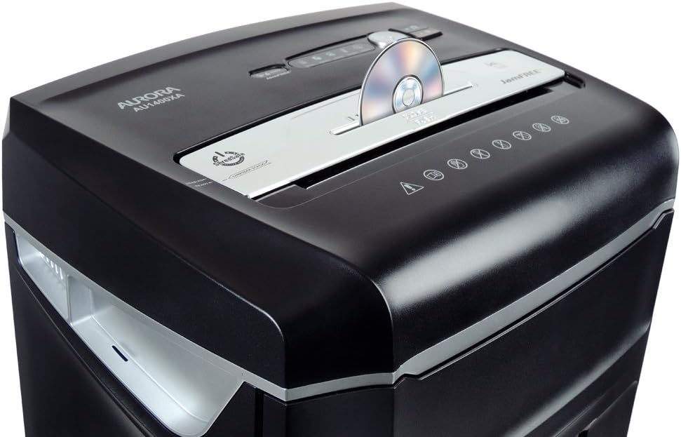 10-Sheet Micro-Cut Paper Shredder with Pull-Out Wastebasket Z466