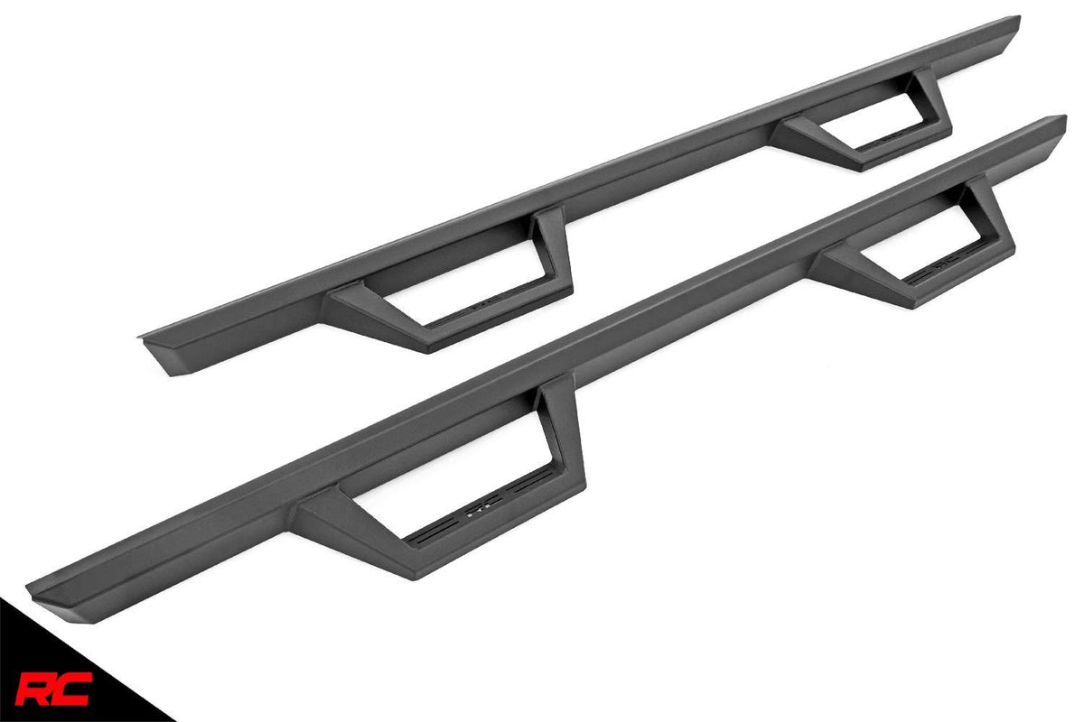 Black Drop Side Step Bars S8804