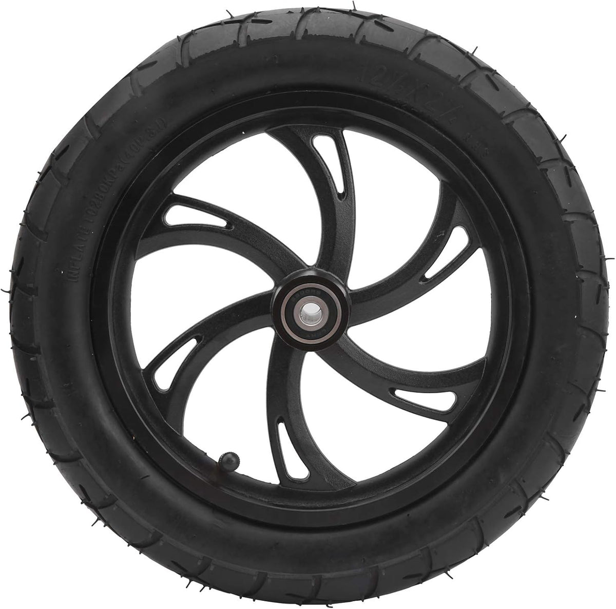 12in Wheel Tire with Wheel Hub, Pack of 2 U465