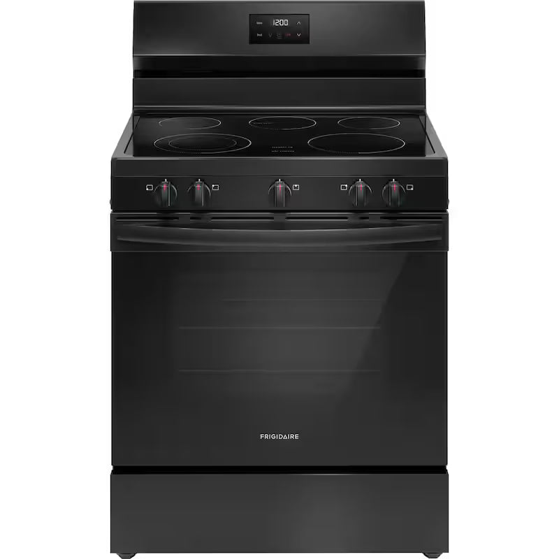 30 in. 5 Element Freestanding Electric Range in Black F1259