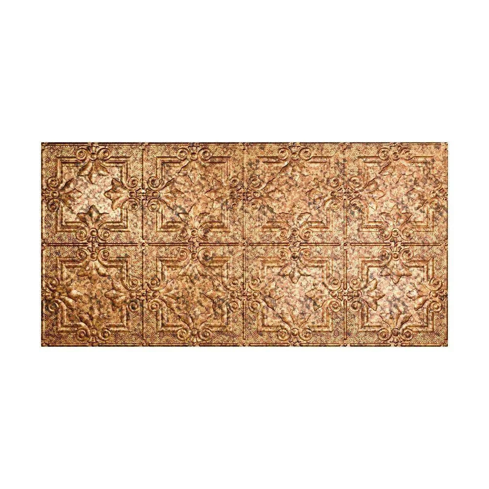 Cracked Copper Vinyl Ceiling Tile 5 Pack J13631