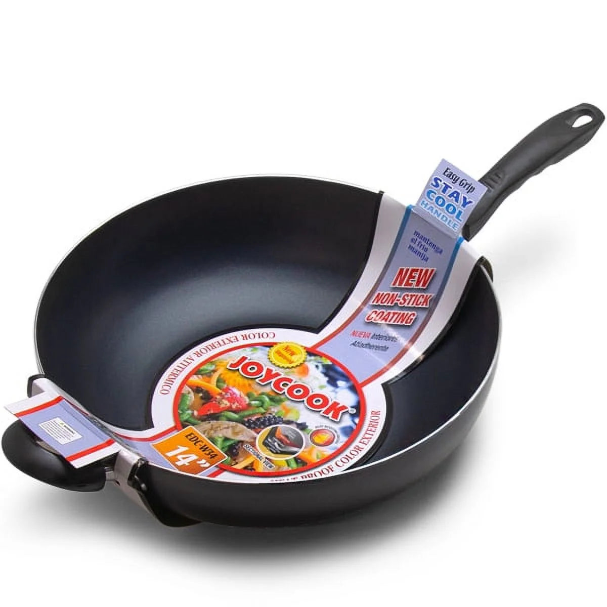 14 inch Aluminum Non-Stick Wok with Helper Handle I576483