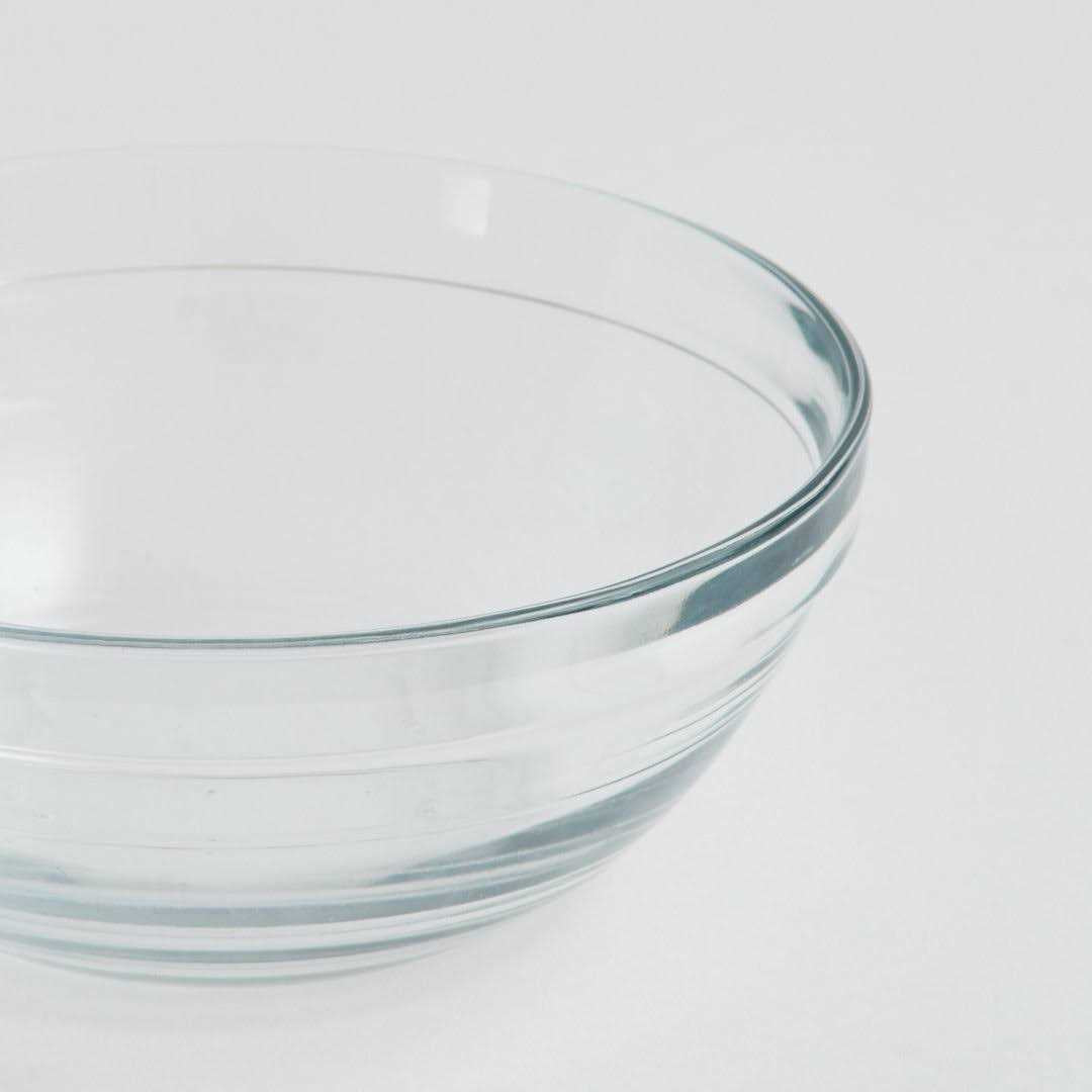 Clear Elevated Glass Bowl Feeder W703918