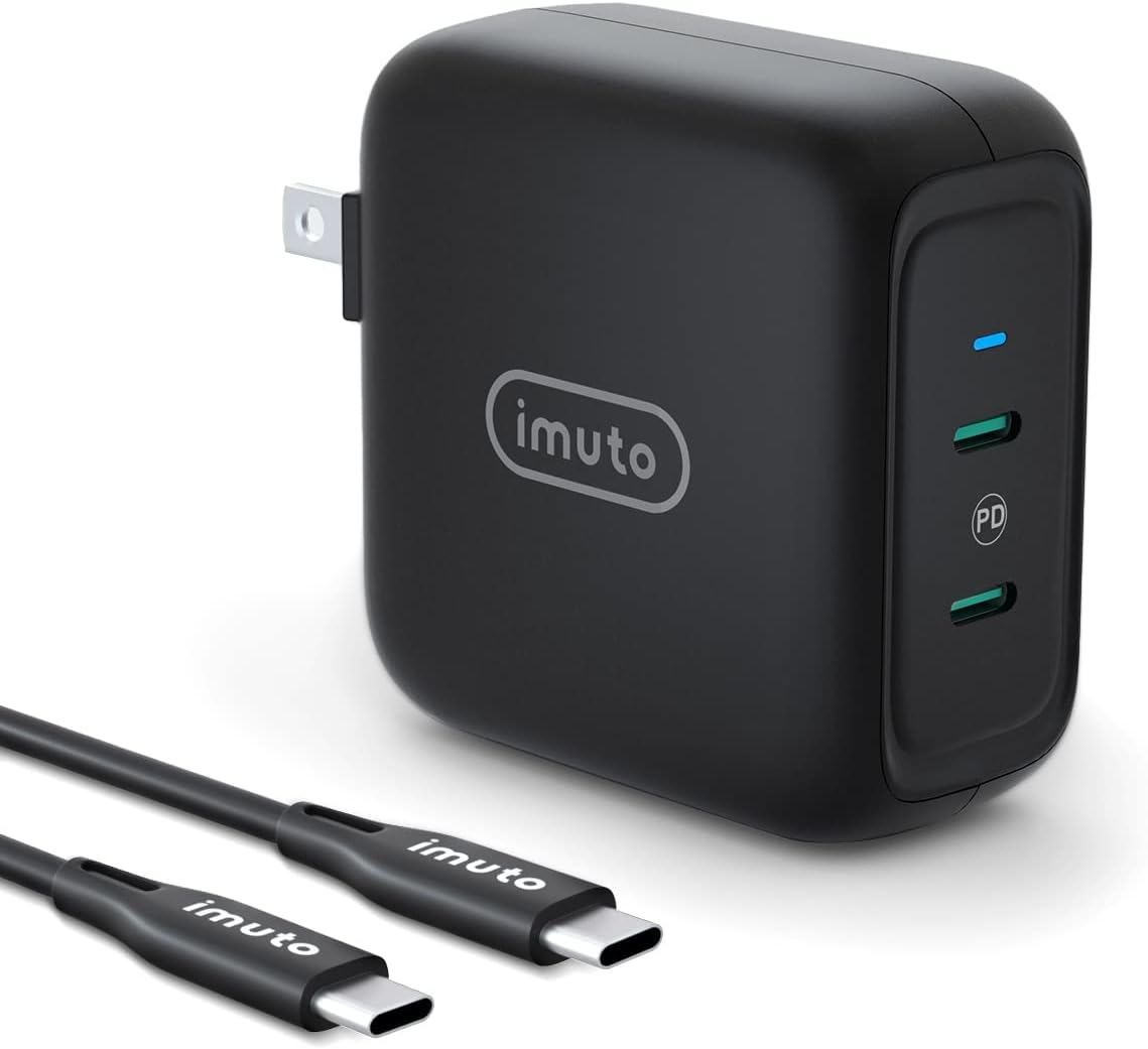 90W USB C Laptop Charger with 100W USB C Cable L5405