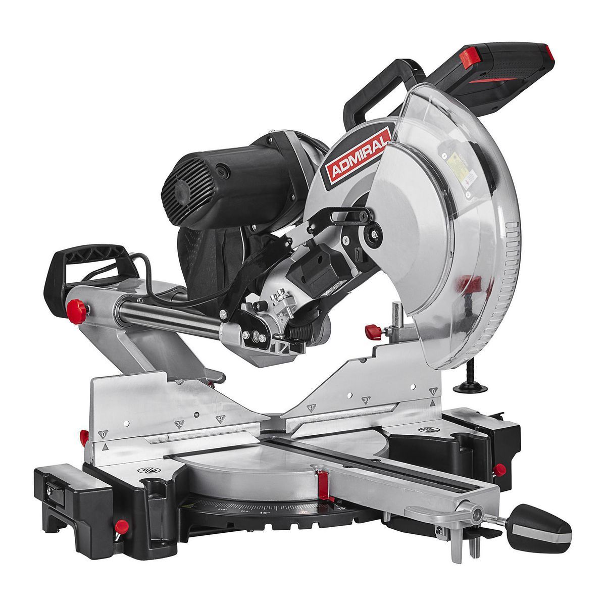12 in. Dual-Bevel Sliding Compound Miter Saw with LED and Laser Guide T18520