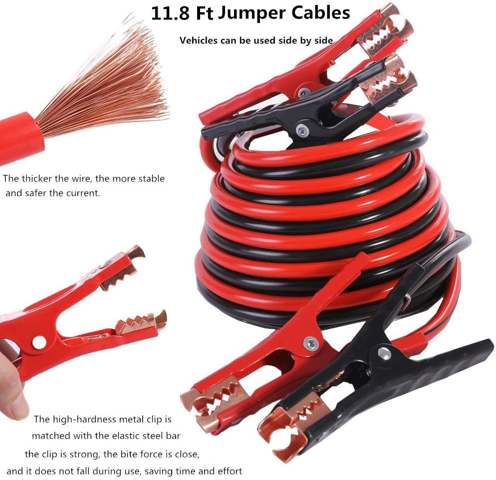 124 Pcs Emergency Car Kit with Tow Strap and Folding Survival Shovel S211