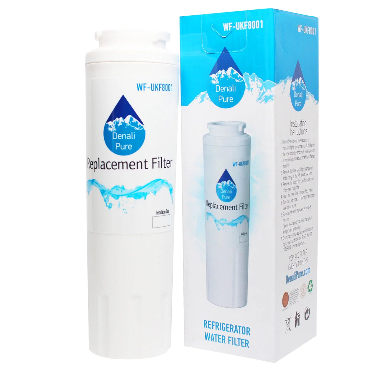 6 Pack Refrigerator Water Filter L900635