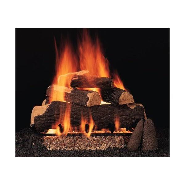 24x22 Gas Logs with Single Burner and Variable Flame Remote Ready LP P891