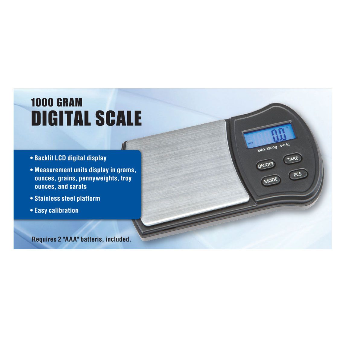 1000 Gram Digital Scale W4882