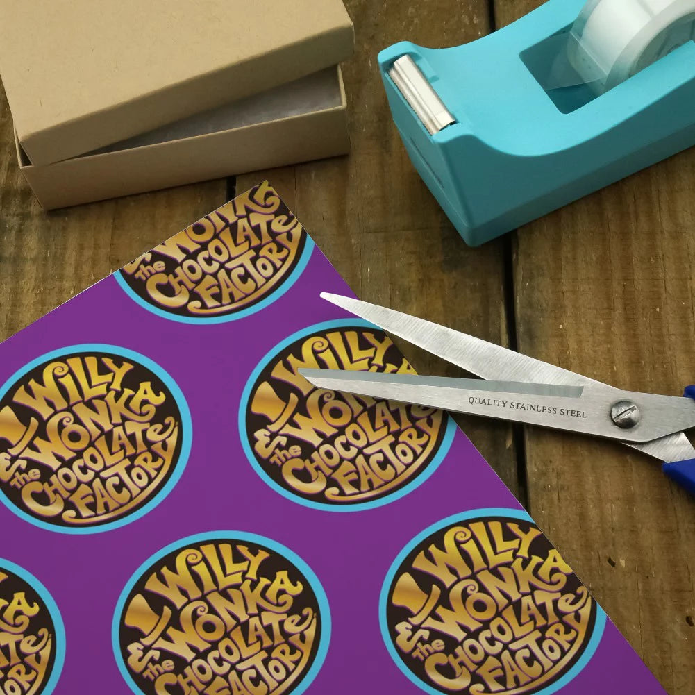 Chocolate Factory Logo Gift Wrap Wrapping Paper H71221