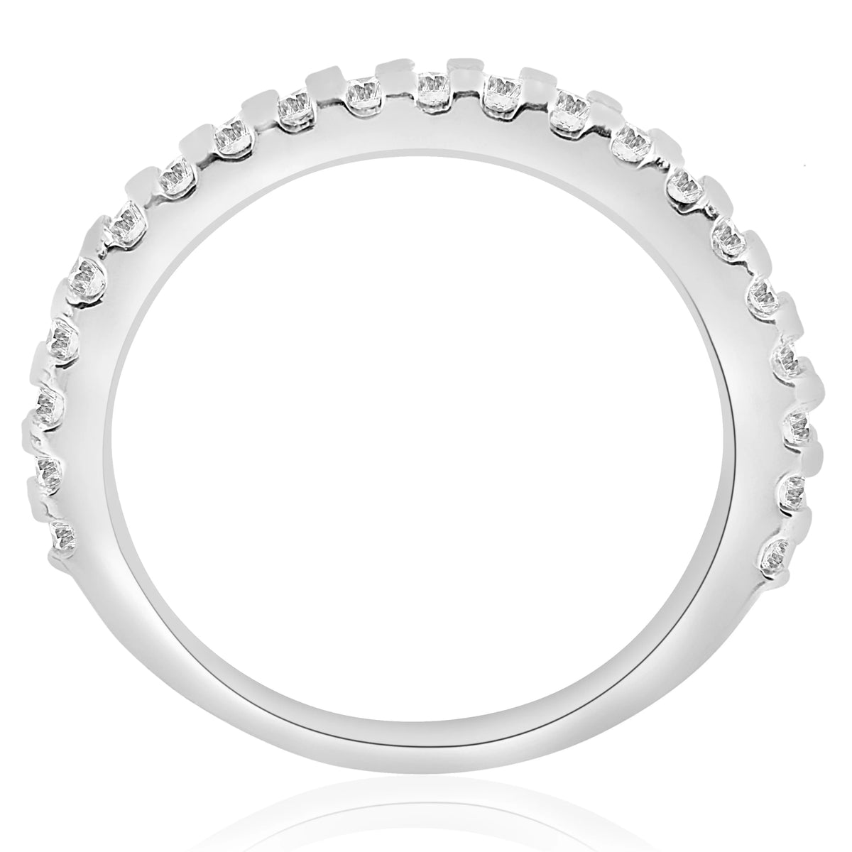 1 ct Diamond Wedding Ring 14k White Gold C880264