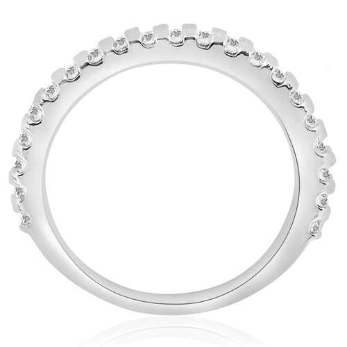 1 ct Diamond Wedding Ring 14k White Gold C880264