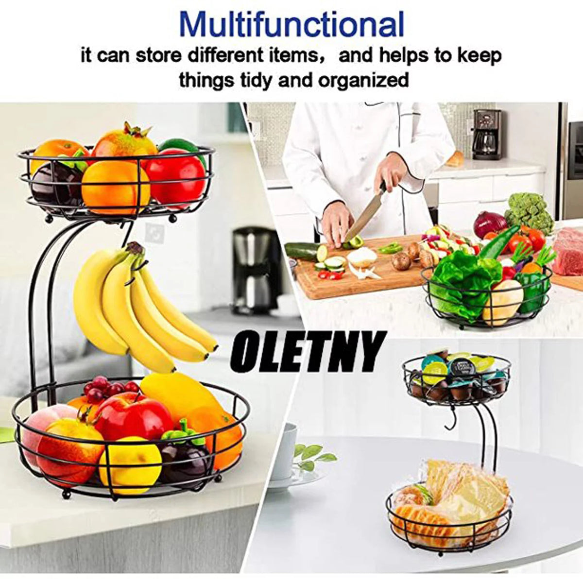 2-Tier Fruit and Vegetable Stand H5064