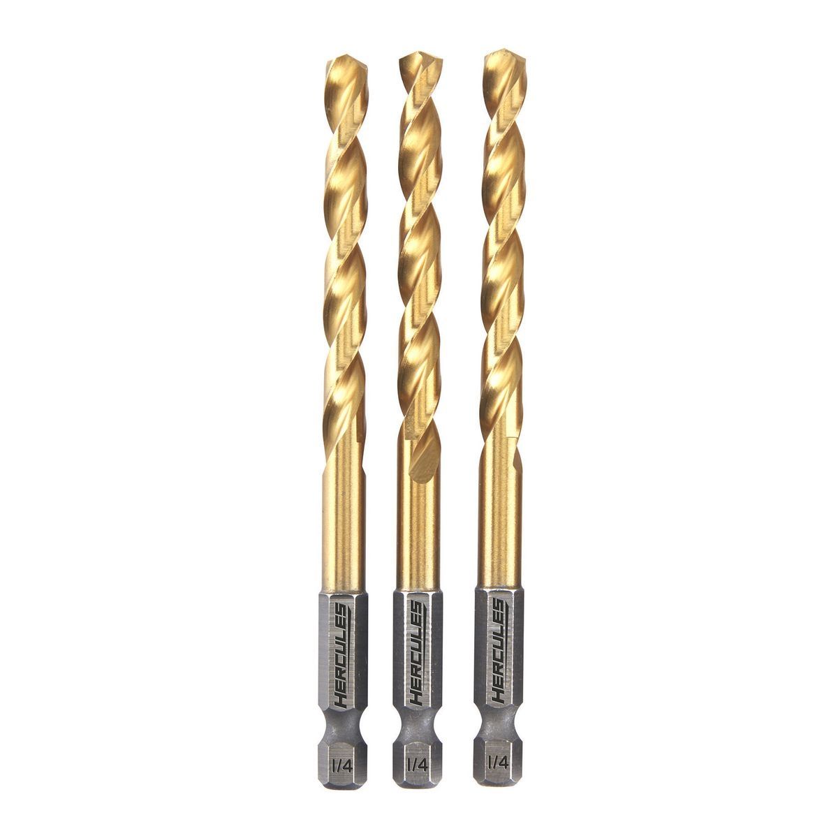 1/4 in. Titanium Drill Bit Set, 3-Piece T871470
