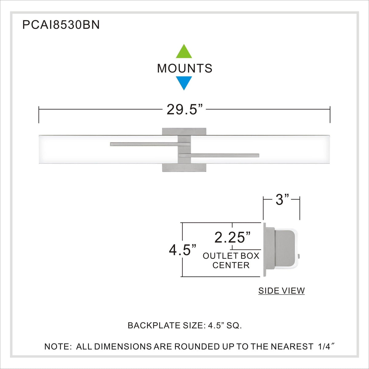 Brushed Nickel Bath Light K271600