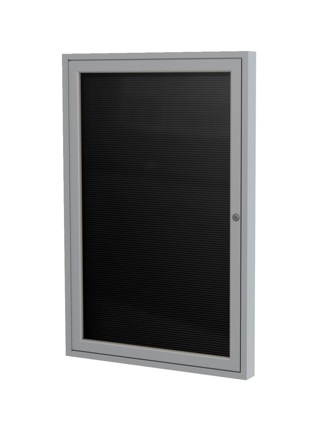 Black Satin Aluminum Enclosed Letter Board V77588